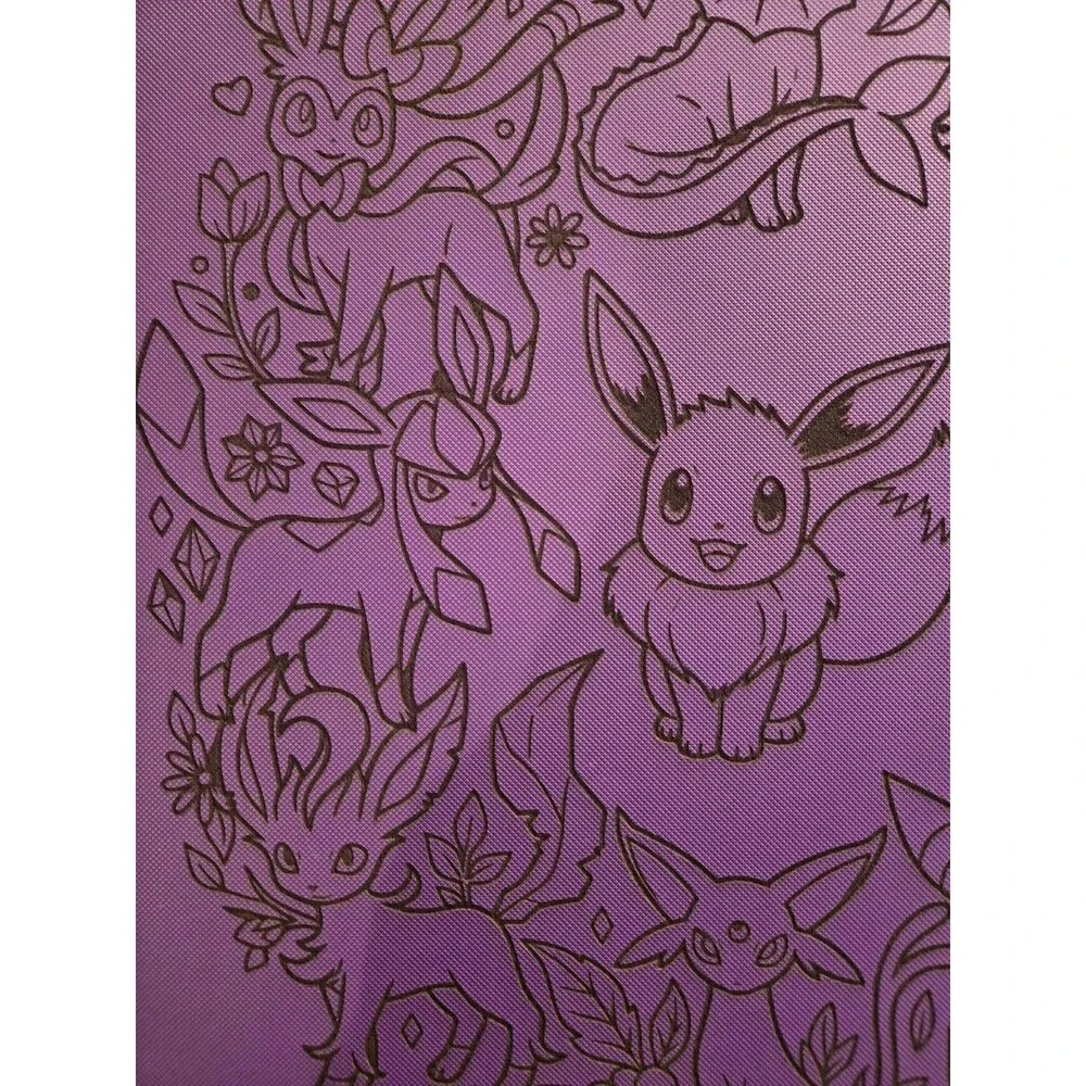 Pokemon Eeveelution Purple Top Loader Binder 3x3 360 Cards